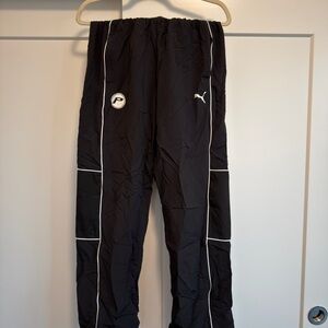 Puma Men’s Black Joggers with White Accents